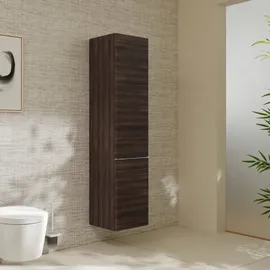 Hansgrohe Xelu Q Hochschrank 400 x 35 x 165 cm Nussbaum Dunkel Holz