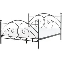Beliani Dinard 160 x 200 cm Schwarz