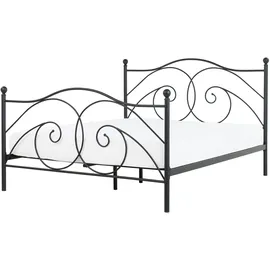 Beliani Dinard 160 x 200 cm Schwarz