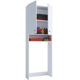 VCM my bath Waschmaschinenschrank Lona, 913840 weiß 1 Fachboden 64,0 x 27,0 x 182,0 cm