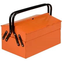 BAHCO Werkzeugkasten Metall 315 mm x 210 mm x 435 mm orange 5 Fächer abschließbar