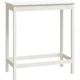 vidaXL Bartisch 100 x 50 x 110 cm Weiß