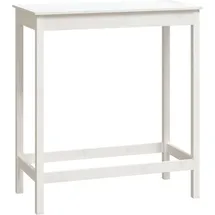 vidaXL Bartisch 100 x 50 x 110 cm Weiß