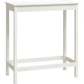 vidaXL Bartisch 100 x 50 x 110 cm Weiß