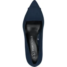 Marco Tozzi Hochfrontpumps für Damen, blau, Größe 37 EU