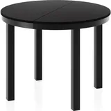 WFL GROUP Corin Ø 100-176 x 76 cm schwarz