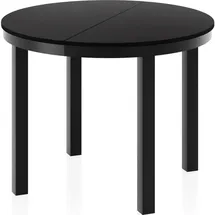 WFL GROUP Corin Ø 100-176 x 76 cm schwarz