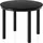 WFL GROUP Corin Ø 100-176 x 76 cm schwarz