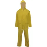 vidaXL 2-tlg. Regenanzug Wasserdicht Strapazierfähig Kapuze Gelb Xxl Vidaxl