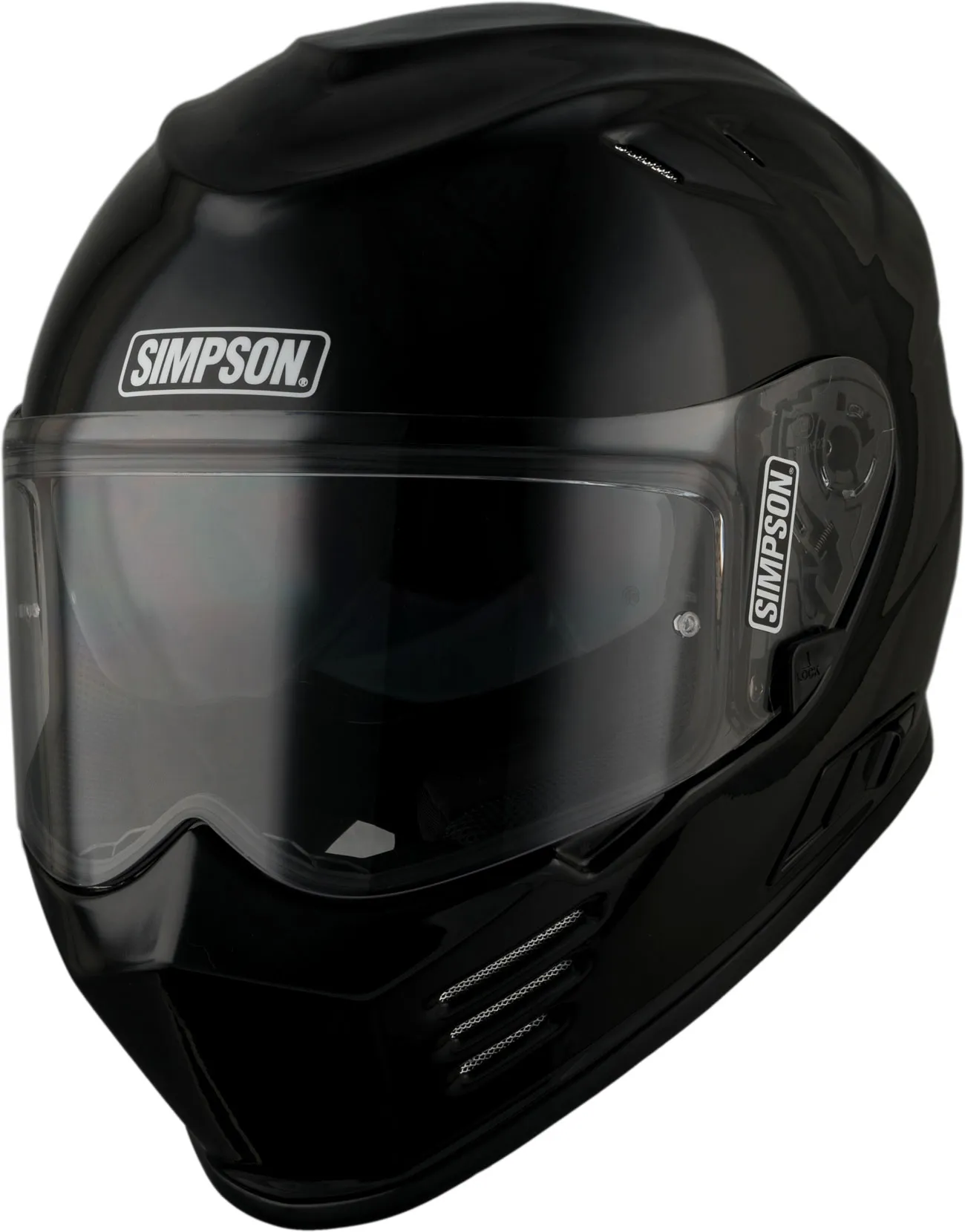 Simpson Venom Solid, casque intégral - Noir - S