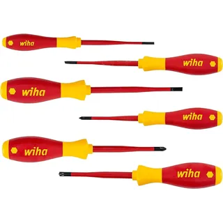 Wiha 38362 Schraubendreher-Set 6teilig Schlitz, Kreuzschlitz Phillips