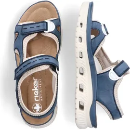 Rieker Keilsandaletten Damen Blau 39