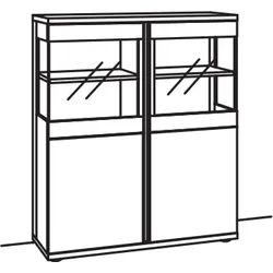 Venjakob Barola Highboard 9122