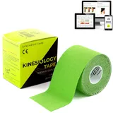 KALAHARI 4 wellness KALAHARI Kinesiologie Tape 1 Rolle Grün 5 cm x 5 m