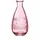 NaDeco Glasflasche 'Rome', Höhe 15,8cm, Durchmesser 7,5cm, viele Farben zur Auswahl | Glasvase Dekoflasche | Glas-Flaschen | Deko-Vasen | Kleine Flaschen | Deko-Blumenvase, Farbe:Hellpink