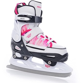 Tempish Damen Rebel Ice ONE PRO Girl Größenverstellbare Eishockey-Schlittschuhe Für Mädchen, White, 29-32