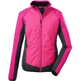 KILLTEC Damen Hybridjacke/Outdoorjacke mit abzippbaren Ärmeln KOS 23 WMN JCKT, neon pink, 44,