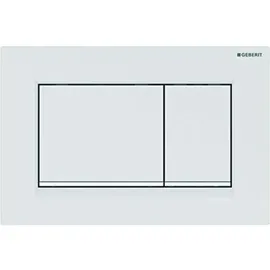 Geberit Sigma30 Betätigungsplatte für 2-Mengen-Spülung weiß matt/weiß/weiß matt lackiert/weiß 115.883.01.1