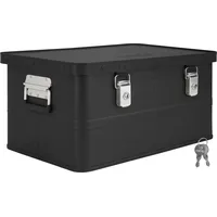 Trucky Aluminium Box mit Deckel 50 L 1-tlg. schwarz