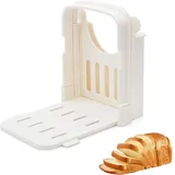 Brotschneidemaschine, faltbarer Brotschneider, Anleitung zum Schneiden von selbstgemachtem Brot, verstellbarer Brotschneider für die Küche, manueller