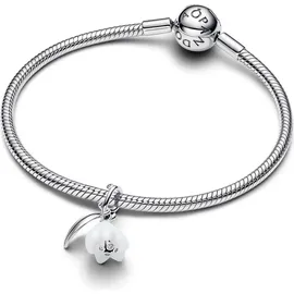 Pandora Charm-Anhänger Silber Schneeglöckchen