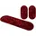 Bruno Banani Hochflor-Bettumrandung BRUNO BANANI "Dana Teppich, Kundenliebling" Gr. 14, rot, H:30mm, Obermaterial: 100% Polyester, Bettumrandungen, unifarben, Mikrofaser, pflegeleicht, Bettvorleger, Schlafzimmer