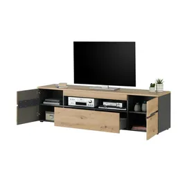 Innostyle »MEMPHIS, TOPSELLER!«, (TV-Schrank, Konsolenschrank), Bicolour Eiche graphit Nachbildung