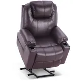 MCombo Elektrisch Aufstehhilfe Fernsehsessel Relaxsessel Massage+Heizung 7040DB
