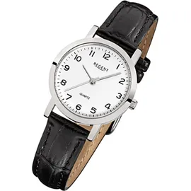 REGENT Damenarmbanduhr Leder F936