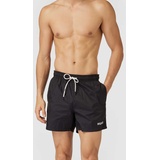 HUGO BOSS Badehose mit Logo-Print Modell 'HAITI', Black, L