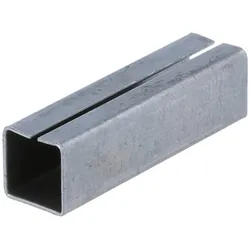 MS Beschläge Metallhülse Ausgleichshülse Stahl Vierkant-Aufsteckhülse 7 auf 8mm