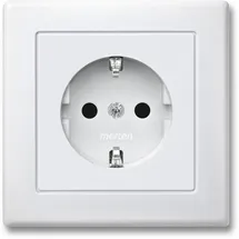 Merten Schuko-Steckdose Unterputz Weiß 1 St.