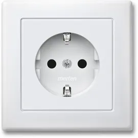 Merten Schuko-Steckdose Unterputz Weiß 1 St.