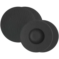 Villeroy & Boch Manufacture Rock Pasta-Set schwarz 