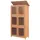 vidaXL Kleintierkäfig 6 Boxen 120 x 60 x 100 cm braun