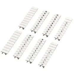 Schneider Electric NSYTRAB540 Einsteckb. Markierstreifen, 5mm, 10 Stellen 31, 40, horizontal gedruckt, weiß - 10 Stück