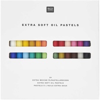 Rico Design Ölpastellkreide, 24 Farben