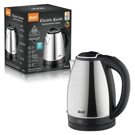 Raf Edelstahl Wasserkocher 1,8 l Silber