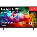 LG 43QNED72B6B 43" 4K QNED AI evo Mini LED AI Smart TV