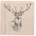 33 cm 33 cm Deer aus recyceltem Papier