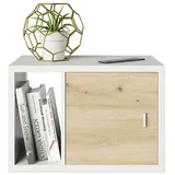 Phoenix Raumteiler-Regal »Fortuna«, BxHxL: 58 x 39,2 x 34 cm, inkl. Türeinsatz - weiss