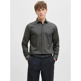 JACK & JONES Blaparker Langarmhemd Grau XS