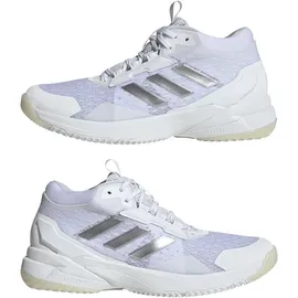 adidas Crazyflight 6 Mid HP7030 - Silber/Weiß - 39 1/3