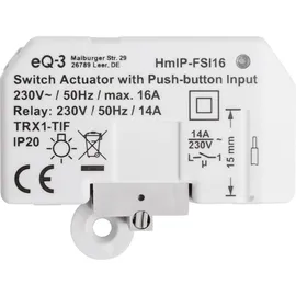 Homematic IP Schaltaktor mit Tastereingang HmIP-FSI16