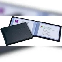 Sigel Visitenkartenmappe VZ170 A7 Schwarz 40 St.