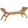 vidaXL Gartenbank 126 x 0 x 0 cm Braun