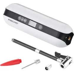 FISCHER Akku- Kompressor mit Powerbank schwarz|grau|weiß No Size
