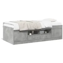 vidaXL Tagesbett 100 x 200 cm Betongrau