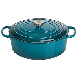Le Creuset Signature Bräter 31 cm oval deep teal