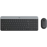 Logitech MK470 Slim Wireless Keyboard and Mouse Combo grau, USB, CZ (920-009260)